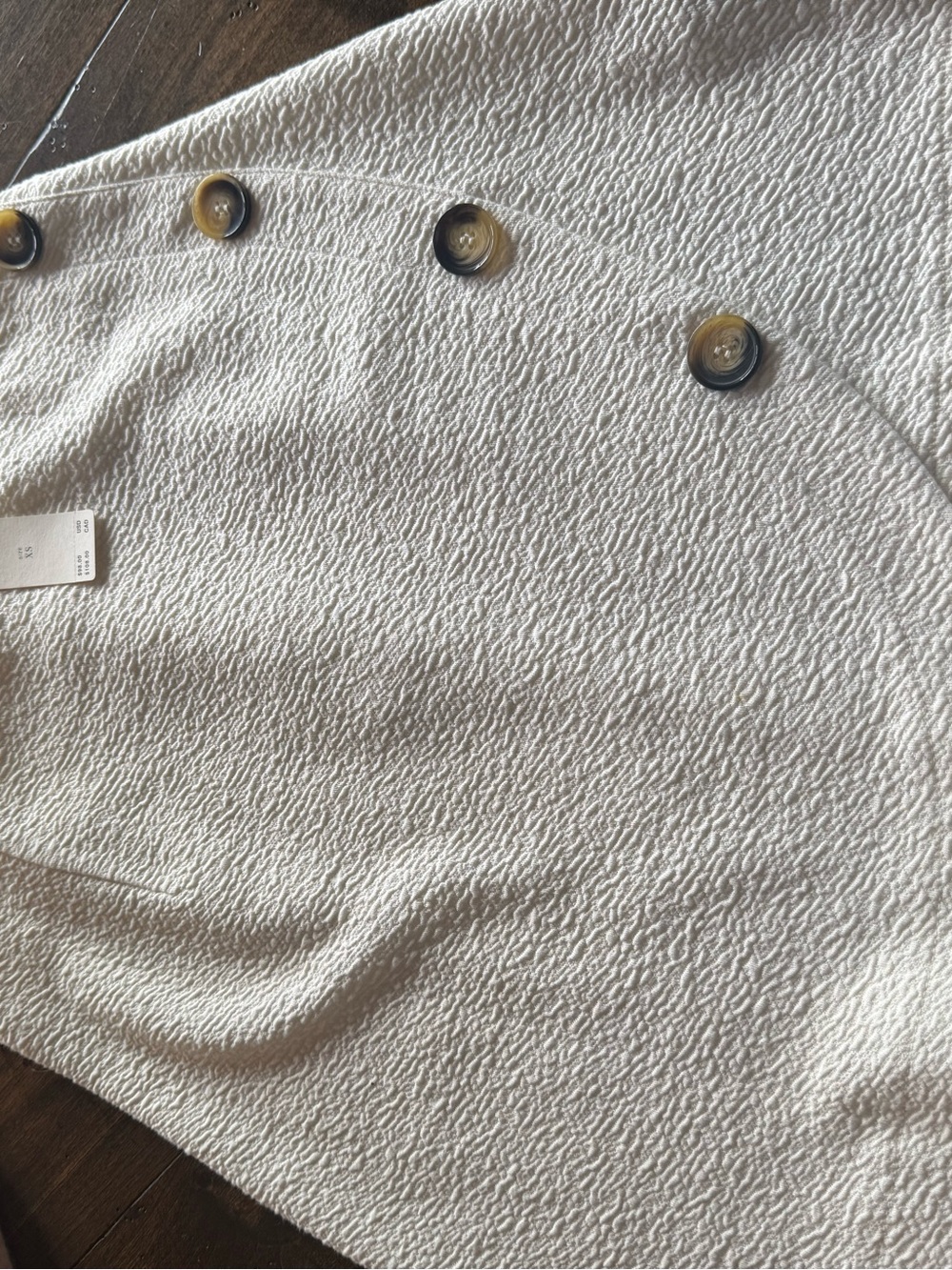 Mauve Sleek cream Mini Skirt